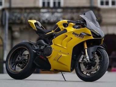 Migliori Carena Moto Ducati Panigale V4 V4S 2022-2024 - Giallo Nero