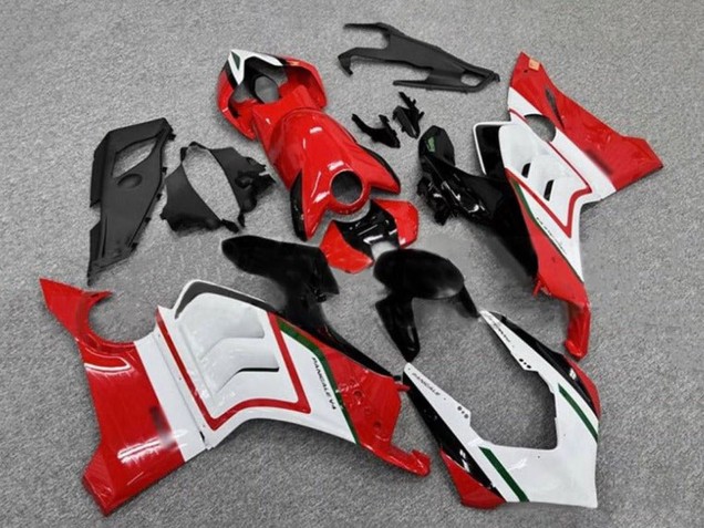 Migliori Carena Moto Ducati Panigale V4 V4S 2020-2021 - Bianco Rosso Nero Lucido Verde