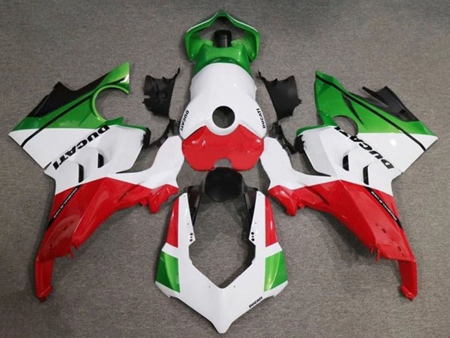 Migliori Carena Moto Ducati Panigale V4 V4S 2020-2021 - Bianco Rosso Verde Nero