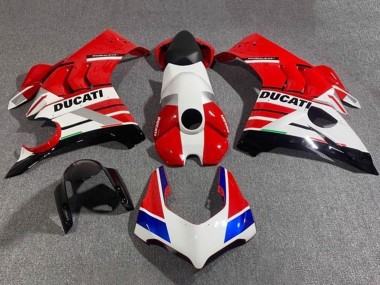 Migliori Carena Moto Ducati Panigale V4 V4S 2020-2021 - Bianco Rosso Blu Nero Lucido