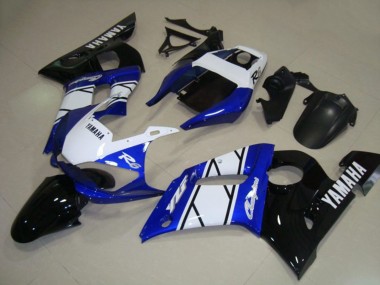 Migliori Carena Moto Yamaha YZF R6 1998-2002 - Bianco Blu Nero Lucido Champions