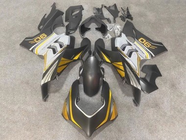 Migliori Carena Moto Ducati Panigale V4 V4S 2020-2021 - Bianco Oro Nero Opaco