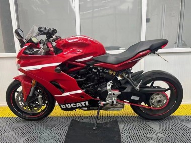 Migliori Carena Moto Ducati Supersport 939/939S 2017-2022 - Rosso Nero Bianco Banda