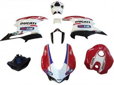 Migliori Carena Moto Ducati 959/1299 2015-2020 - Bianco Rosso Blu Nero Lucido Tim