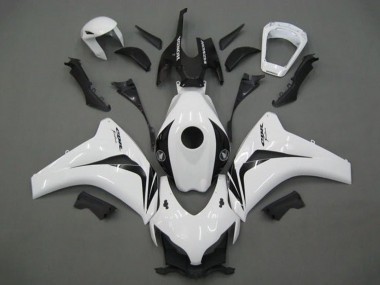 Migliori Carena Moto Honda CBR1000RR 2008-2011 - Bianco Nero Lucido