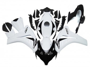 Migliori Carena Moto Honda CBR1000RR 2008-2011 - Bianco Nero Lucido