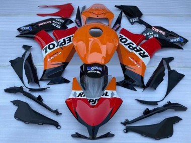 Migliori Carena Moto Honda CBR1000RR 2012-2016 - Arancia Bianco Rosso Nero Lucido Repsol