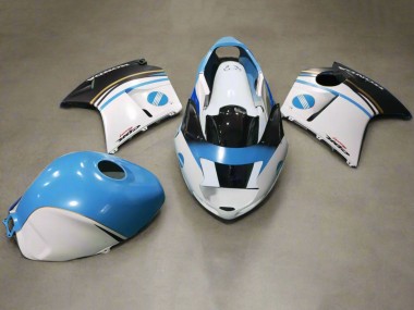 Migliori Carena Moto Honda CBR1100XX Blackbird 1996-2007 - Bianco Blu Nero Konica Minolta
