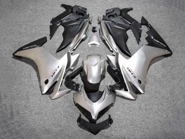 Migliori Carena Moto Honda CBR500R 2013-2015 - Argento Nero Opaco