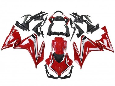 Migliori Carena Moto Honda CBR500R 2019-2021 - Rosso Bianco Nero
