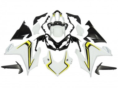 Migliori Carena Moto Honda CBR500R 2019-2021 - Bianco Giallo Nero