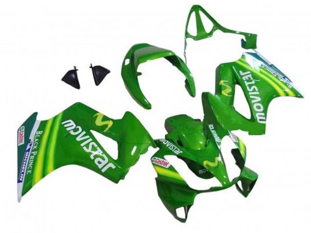 Migliori Carena Moto Honda VFR 800 2002-2013 - Verde MoviStar Castrol