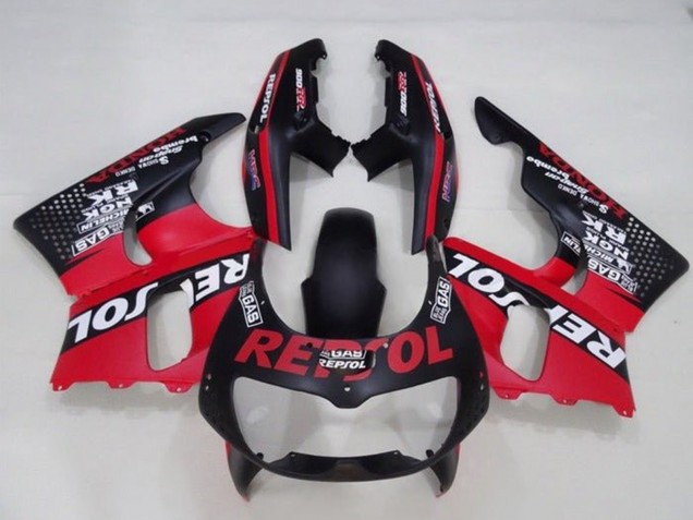 Migliori Carena Moto Honda CBR900RR 893 1994-1995 - Rosso Nero Opaco Bianco Repsol