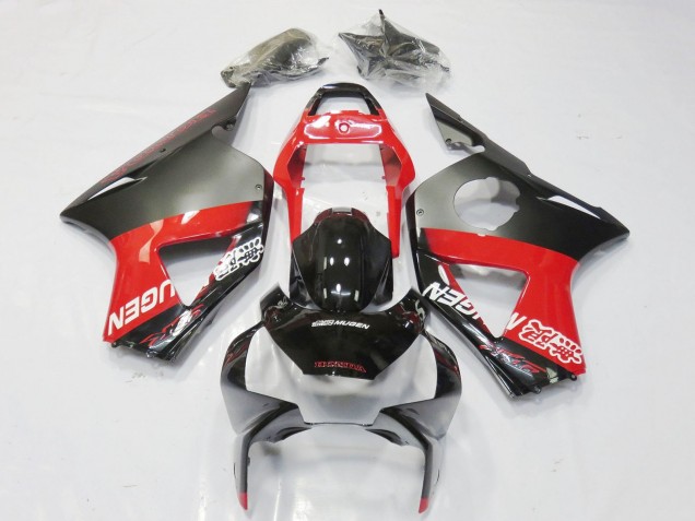 Migliori Carena Moto Honda CBR900RR 954 2002-2003 - Grigio Rosso Nero Lucido Mugen