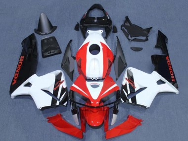 Migliori Carena Moto Honda CBR600RR 2005-2006 - Nero Bianco Rosso