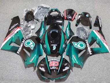 Migliori Carena Moto Honda CBR600RR 2013-2023 - Blu Verde Acqua Nero Lucido Petronas 20