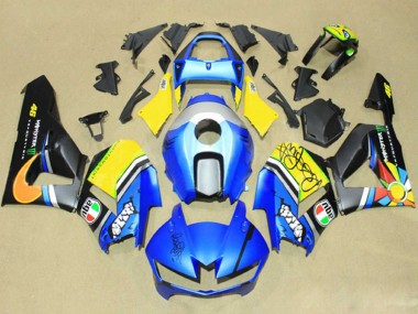 Migliori Carena Moto Honda CBR600RR 2013-2023 - Blu Giallo Nero Opaco Verde Mostro