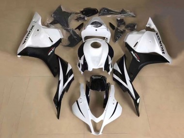 Migliori Carena Moto Honda CBR600RR 2013-2023 - Bianco Nero Lucido