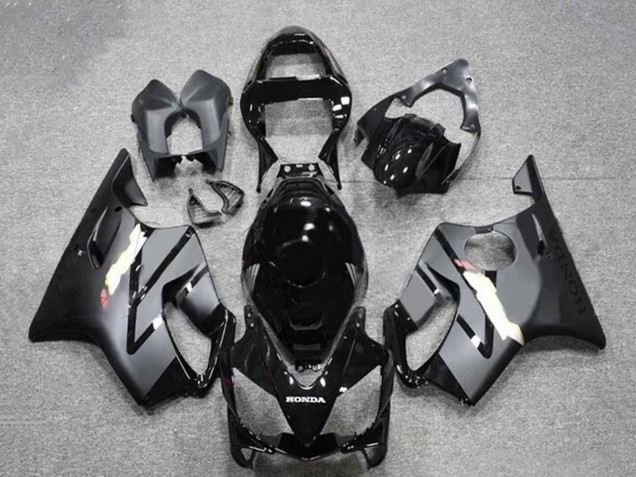Migliori Carena Moto Honda CBR600 F4i 2001-2003 - Nero Lucido Nero Opaco Grigio