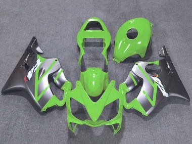 Migliori Carena Moto Honda CBR600 F4i 2001-2003 - Argento Verde