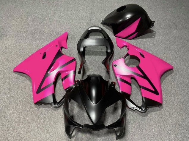 Migliori Carena Moto Honda CBR600 F4i 2001-2003 - Rosa Nero Opaco