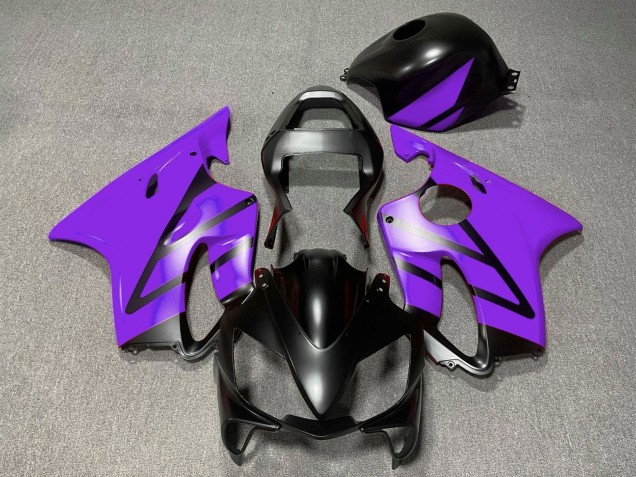 Migliori Carena Moto Honda CBR600 F4i 2001-2003 - Viola Nero Opaco