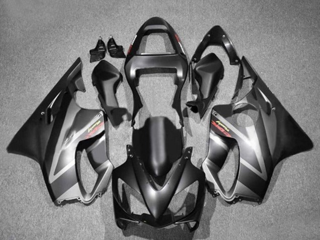 Migliori Carena Moto Honda CBR600 F4i 2001-2003 - Nero Opaco Grigio