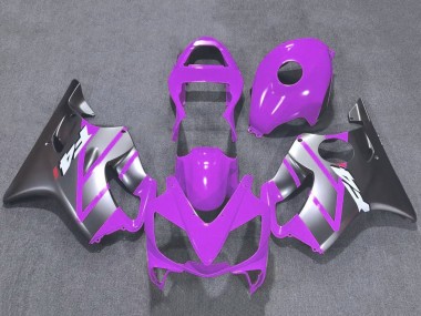 Migliori Carena Moto Honda CBR600 F4i 2001-2003 - Argento Viola Chiaro