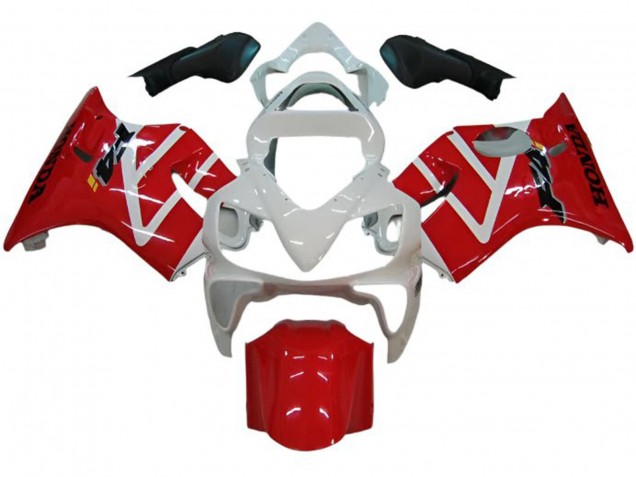Migliori Carena Moto Honda CBR600 F4i 2001-2003 - Bianco Rosso