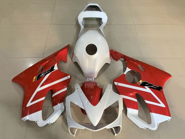 Migliori Carena Moto Honda CBR600 F4i 2001-2003 - Bianco Rosso