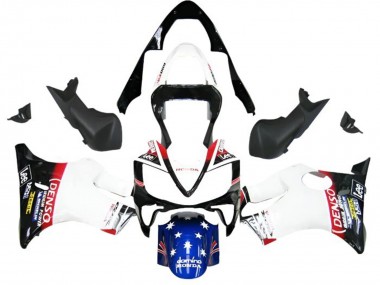 Migliori Carena Moto Honda CBR600 F4i 2001-2003 - Bianco Blu Rosso Nero Lucido DENSO Star