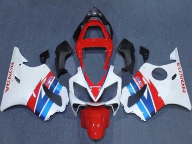Migliori Carena Moto Honda CBR600 F4i 2001-2003 - Bianco Rosso Blu
