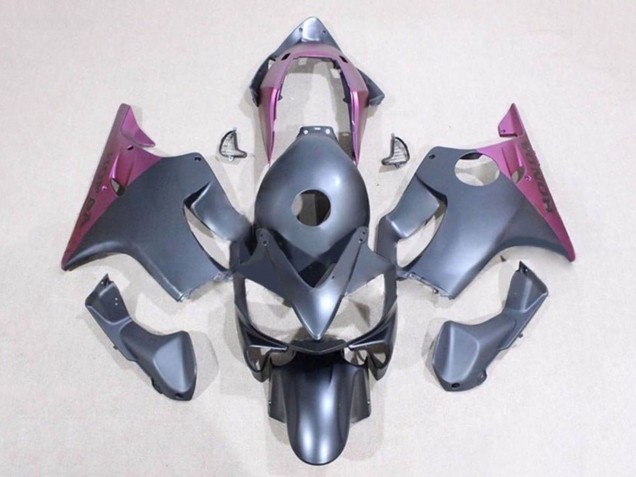 Migliori Carena Moto Honda CBR600 F4i 2004-2007 - Grigio Opaco Viola Chiaro