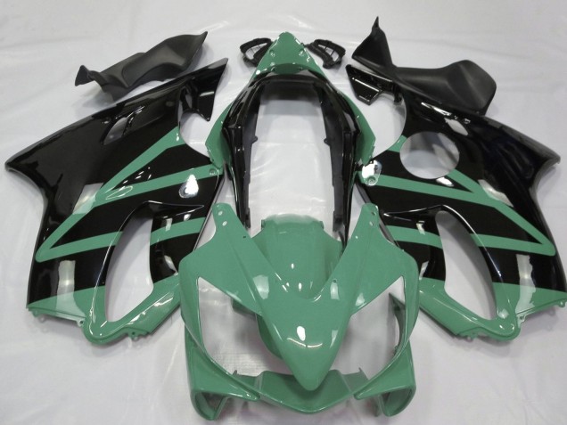 Migliori Carena Moto Honda CBR600 F4i 2004-2007 - Moss Verde Nero Lucido