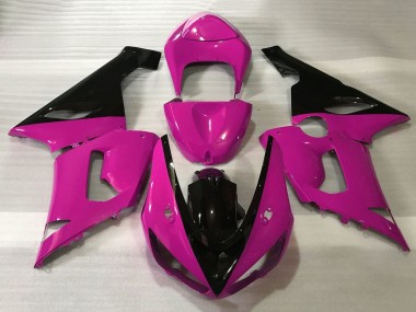 Migliori Carena Moto Kawasaki ZX6R 2005-2006 - Rosa Nero
