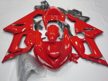 Migliori Carena Moto Kawasaki ZX6R 2005-2006 - Rosso