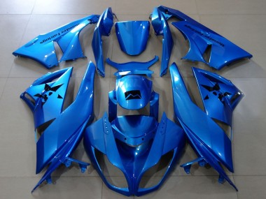Migliori Carena Moto Kawasaki ZX6R 2007-2008 - Metallico Blu