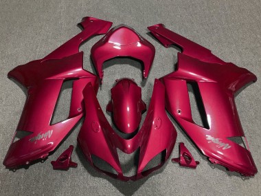 Migliori Carena Moto Kawasaki ZX6R 2007-2008 - Rosso Chrome