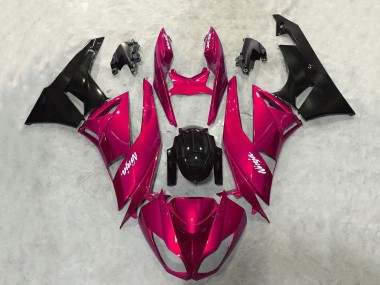 Migliori Carena Moto Kawasaki ZX6R 2009-2012 - Caramella Rosso Nero Lucido