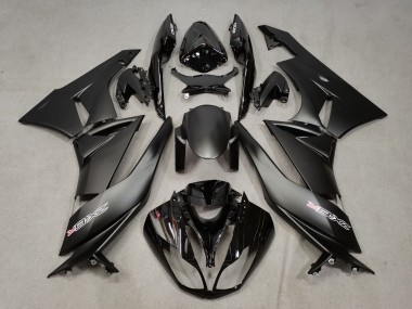 Migliori Carena Moto Kawasaki ZX6R 2009-2012 - Nero Opaco Nero Lucido Bianco Rosso
