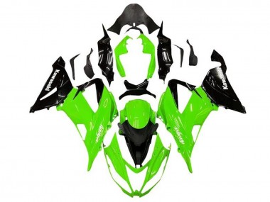 Migliori Kit Carena Moto Kawasaki ZX6R 2013-2018 - Verde Nero Lucido