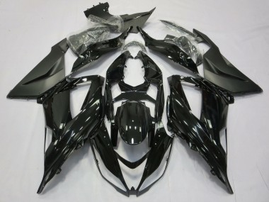 Migliori Carena Moto Kawasaki ZX6R 2013-2018 - Nero Lucido Nero Opaco
