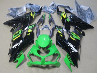 Migliori Carena Moto Kawasaki ZX6R 2019-2022 - Verde Giallo Nero Lucido
