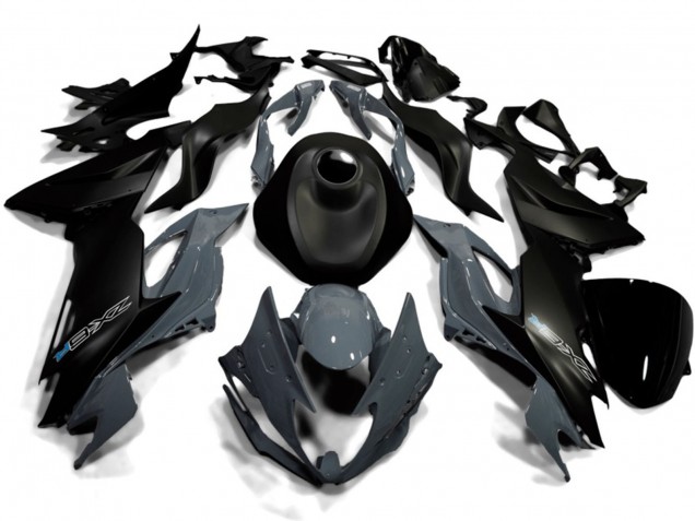 Migliori Carena Moto Kawasaki ZX6R 2019-2022 - Nero Opaco Nardo Grigio