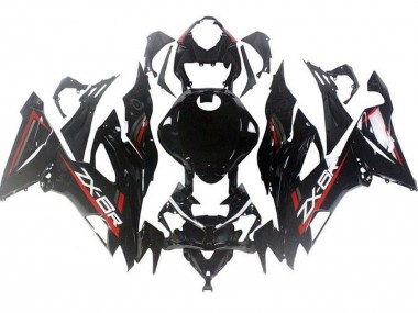 Migliori Carena Moto Kawasaki ZX6R 2019-2022 - Nero Lucido Rosso