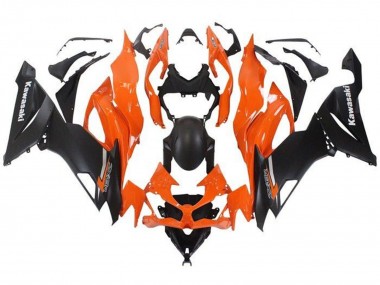 Migliori Carena Moto Kawasaki ZX6R 2019-2022 - Arancia Nero Opaco