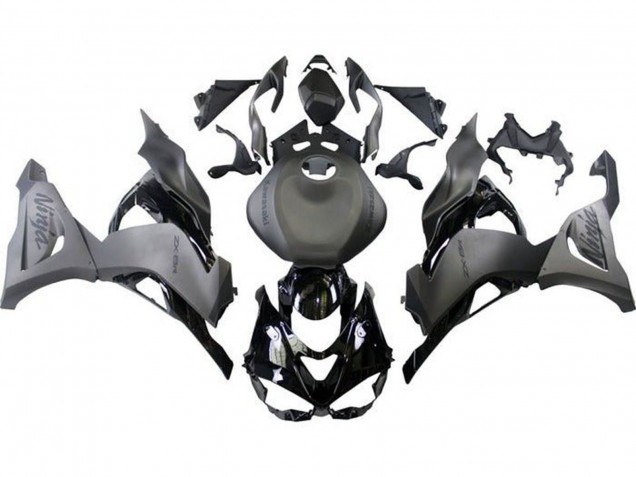 Migliori Carena Moto Kawasaki ZX6R 2023-2025 - Nero Opaco Grigio Opaco Nero Lucido