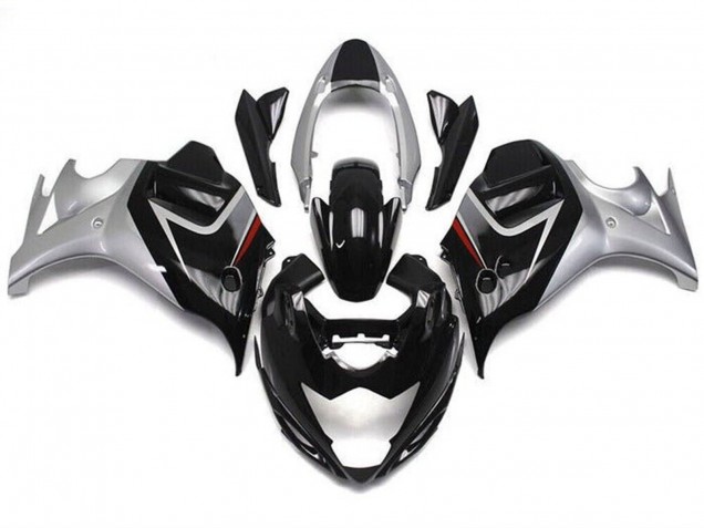 Migliori Carena Moto Suzuki GSX650F 2008-2013 - Nero Lucido Argento
