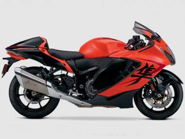 Migliori Carene Moto Suzuki GSXR 1300 Hayabusa 2021-2025 - Arancia Nero Opaco