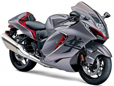 Migliori Carene Moto Suzuki GSXR 1300 Hayabusa 2021-2025 - Grigio Opaco Rosso Opaco